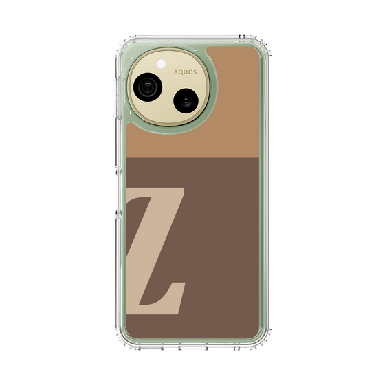 スリムプロテクションケース［ オリジナル - initial two tone - Z brown ］
