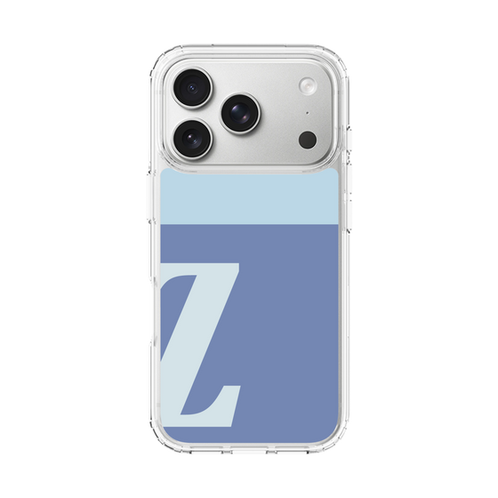 スリムプロテクションケース［ オリジナル - initial two tone - Z blue ］