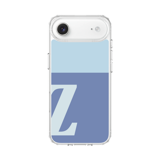 スリムプロテクションケース［ オリジナル - initial two tone - Z blue ］