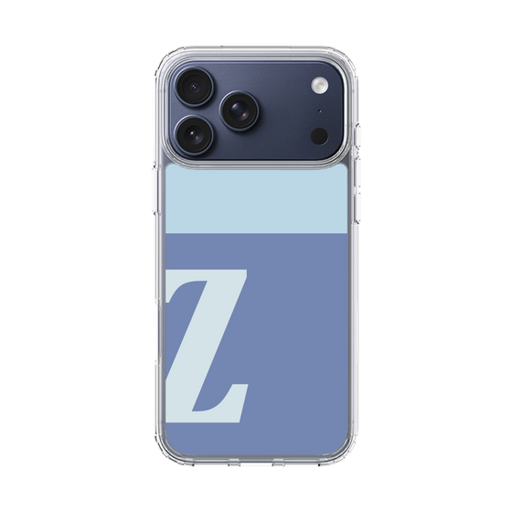 スリムプロテクションケース［ オリジナル - initial two tone - Z blue ］