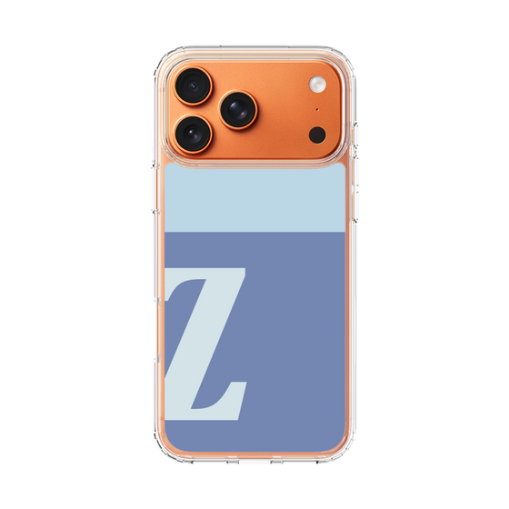 スリムプロテクションケース［ オリジナル - initial two tone - Z blue ］