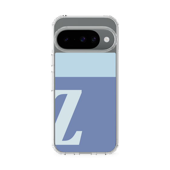 スリムプロテクションケース［ オリジナル - initial two tone - Z blue ］
