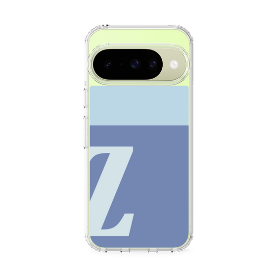 スリムプロテクションケース［ オリジナル - initial two tone - Z blue ］