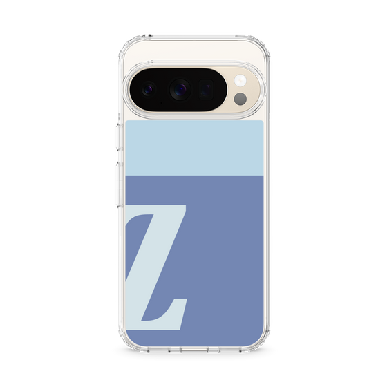 スリムプロテクションケース［ オリジナル - initial two tone - Z blue ］