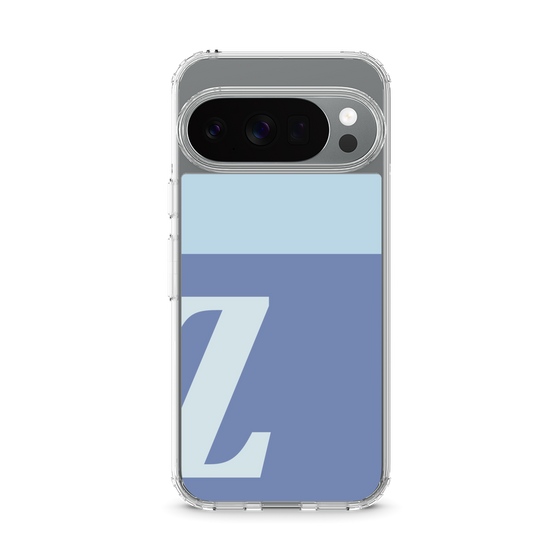 スリムプロテクションケース［ オリジナル - initial two tone - Z blue ］