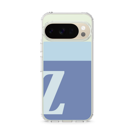 スリムプロテクションケース［ オリジナル - initial two tone - Z blue ］