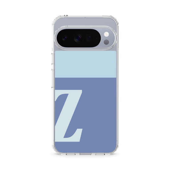 スリムプロテクションケース［ オリジナル - initial two tone - Z blue ］