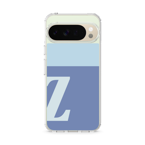 スリムプロテクションケース［ オリジナル - initial two tone - Z blue ］