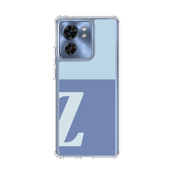 スリムプロテクションケース［ オリジナル - initial two tone - Z blue ］