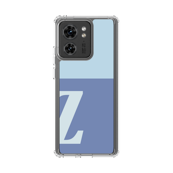 スリムプロテクションケース［ オリジナル - initial two tone - Z blue ］