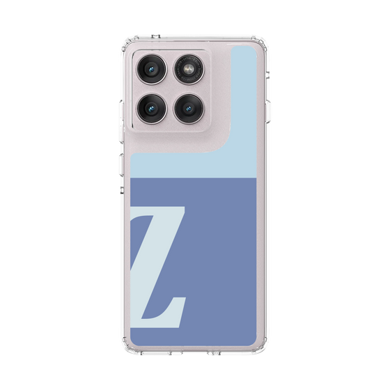 スリムプロテクションケース［ オリジナル - initial two tone - Z blue ］