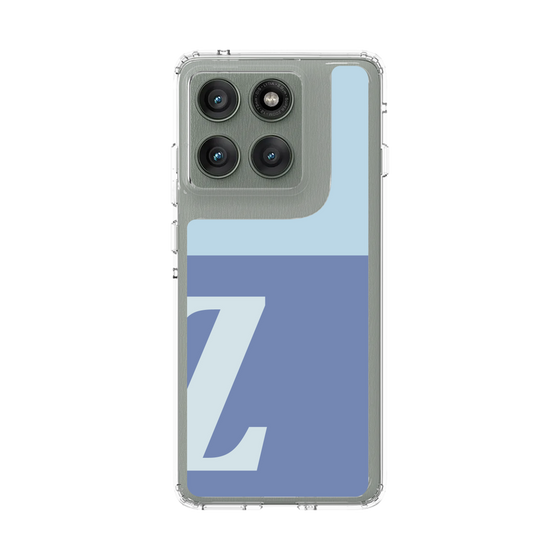 スリムプロテクションケース［ オリジナル - initial two tone - Z blue ］