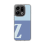 スリムプロテクションケース［ オリジナル - initial two tone - Z blue ］