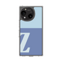 スリムプロテクションケース［ オリジナル - initial two tone - Z blue ］