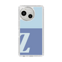 スリムプロテクションケース［ オリジナル - initial two tone - Z blue ］