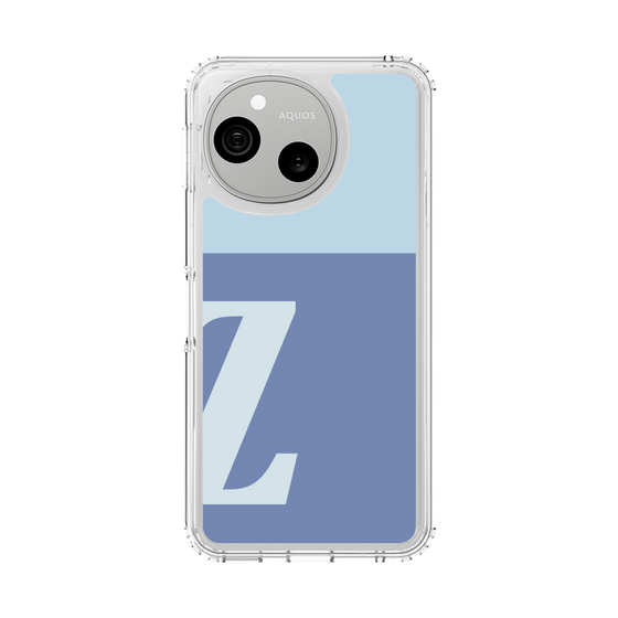 スリムプロテクションケース［ オリジナル - initial two tone - Z blue ］