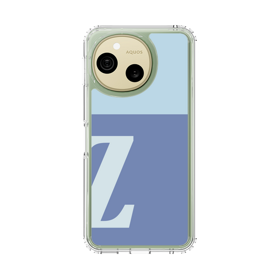 スリムプロテクションケース［ オリジナル - initial two tone - Z blue ］