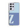 スリムプロテクションケース［ オリジナル - initial two tone - Z blue ］