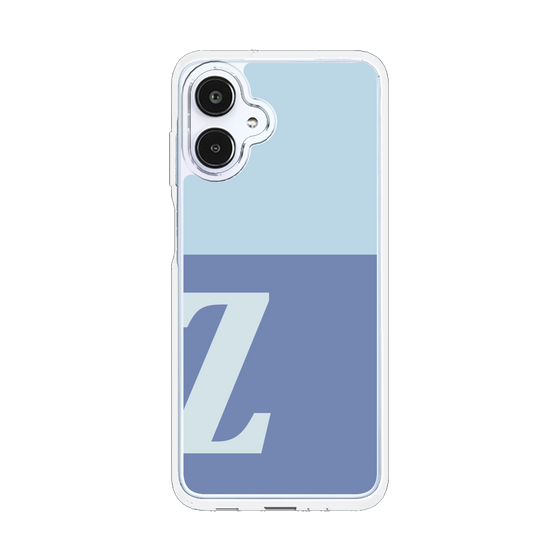 スリムプロテクションケース［ オリジナル - initial two tone - Z blue ］