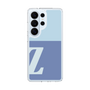 スリムプロテクションケース［ オリジナル - initial two tone - Z blue ］