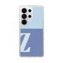 スリムプロテクションケース［ オリジナル - initial two tone - Z blue ］