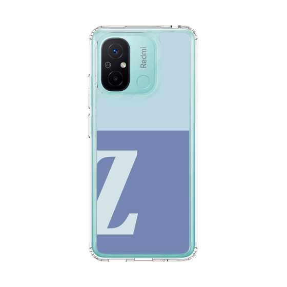 スリムプロテクションケース［ オリジナル - initial two tone - Z blue ］