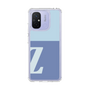スリムプロテクションケース［ オリジナル - initial two tone - Z blue ］