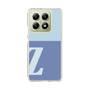 スリムプロテクションケース［ オリジナル - initial two tone - Z blue ］