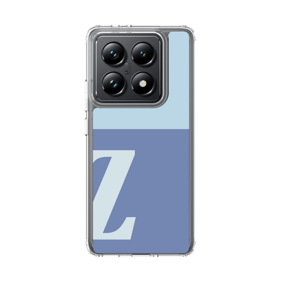 スリムプロテクションケース［ オリジナル - initial two tone - Z blue ］