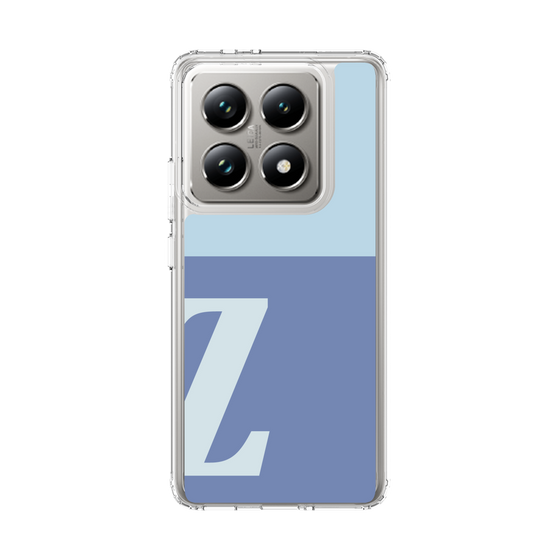 スリムプロテクションケース［ オリジナル - initial two tone - Z blue ］