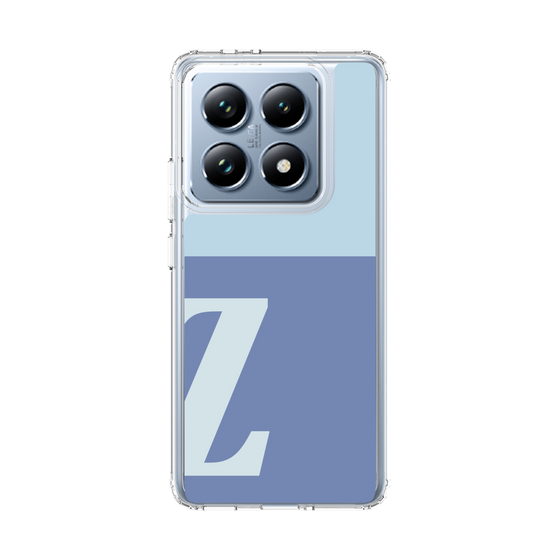 スリムプロテクションケース［ オリジナル - initial two tone - Z blue ］