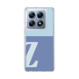 スリムプロテクションケース［ オリジナル - initial two tone - Z blue ］