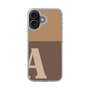 スリムプロテクションケース［ オリジナル - initial two tone - A brown ］