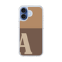 スリムプロテクションケース［ オリジナル - initial two tone - A brown ］