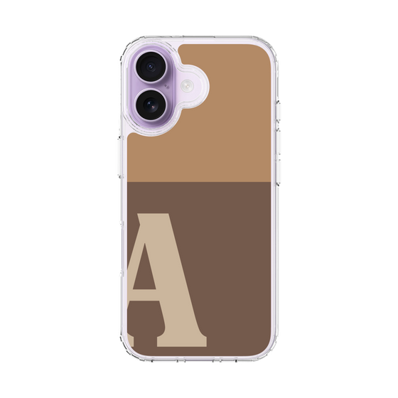 スリムプロテクションケース［ オリジナル - initial two tone - A brown ］