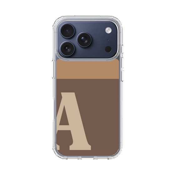 スリムプロテクションケース［ オリジナル - initial two tone - A brown ］