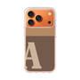 スリムプロテクションケース［ オリジナル - initial two tone - A brown ］