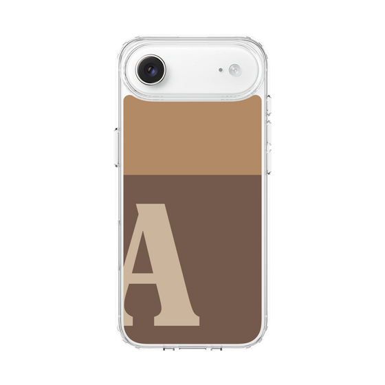 スリムプロテクションケース［ オリジナル - initial two tone - A brown ］