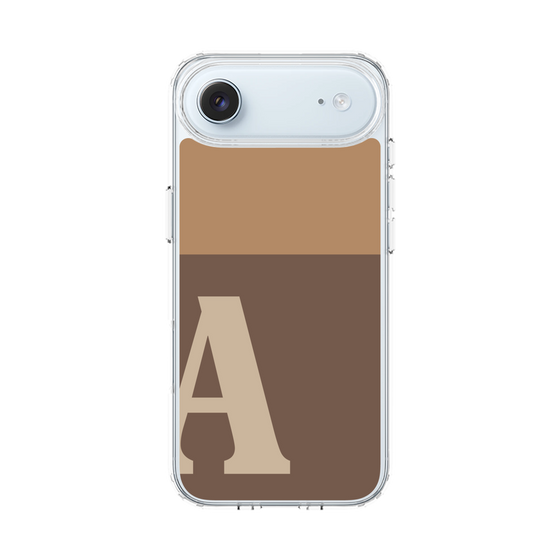 スリムプロテクションケース［ オリジナル - initial two tone - A brown ］