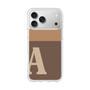 スリムプロテクションケース［ オリジナル - initial two tone - A brown ］