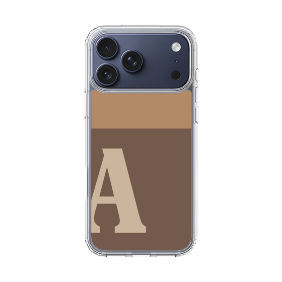 スリムプロテクションケース［ オリジナル - initial two tone - A brown ］