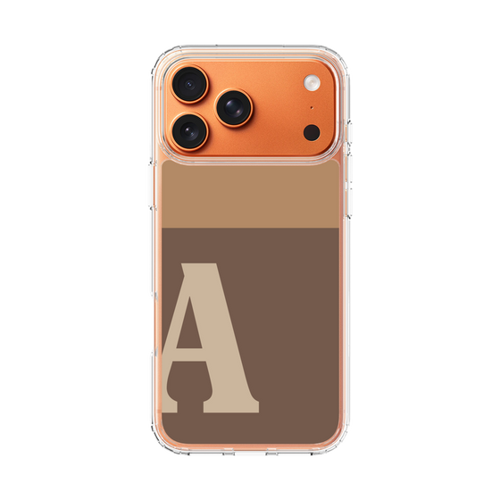 スリムプロテクションケース［ オリジナル - initial two tone - A brown ］