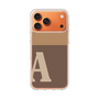 スリムプロテクションケース［ オリジナル - initial two tone - A brown ］