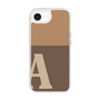 スリムプロテクションケース［ オリジナル - initial two tone - A brown ］