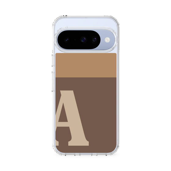スリムプロテクションケース［ オリジナル - initial two tone - A brown ］
