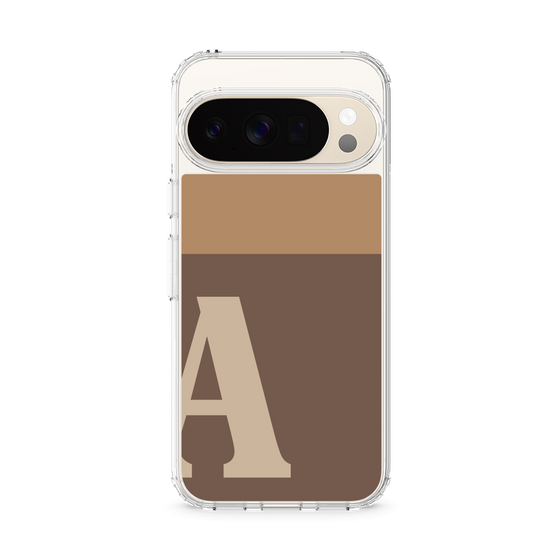 スリムプロテクションケース［ オリジナル - initial two tone - A brown ］