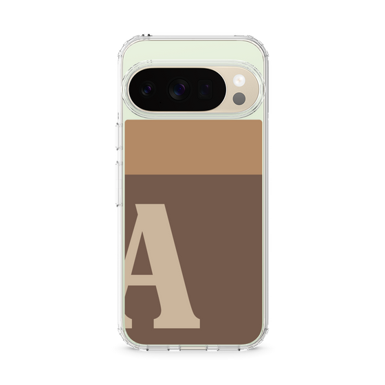 スリムプロテクションケース［ オリジナル - initial two tone - A brown ］