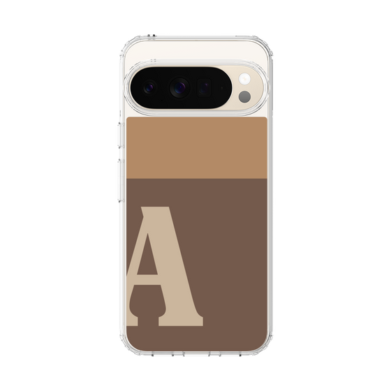 スリムプロテクションケース［ オリジナル - initial two tone - A brown ］
