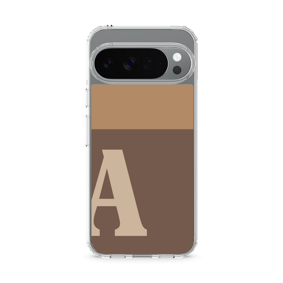 スリムプロテクションケース［ オリジナル - initial two tone - A brown ］