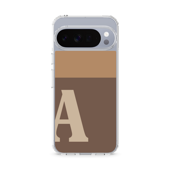 スリムプロテクションケース［ オリジナル - initial two tone - A brown ］